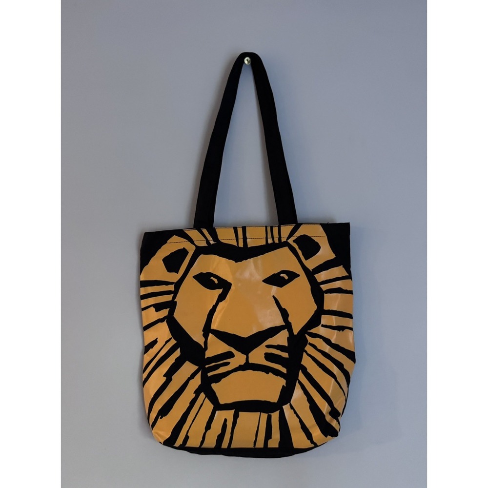 The Lion King Broadway Musical Souvenir Black Tote Bag Disney For Adults Or Kids